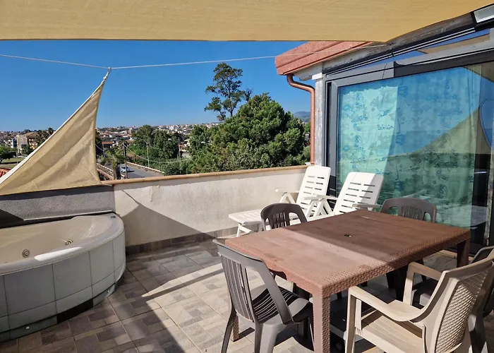 Lejlighed Panorama - Attico Esclusivo Con Vista Etna E Ionio